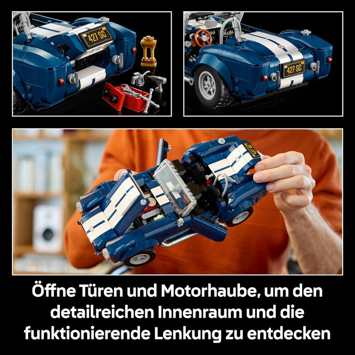 LEGO Shelby Cobra 427 S/C - LEGO 10357 inkl. bedruckter Fliese