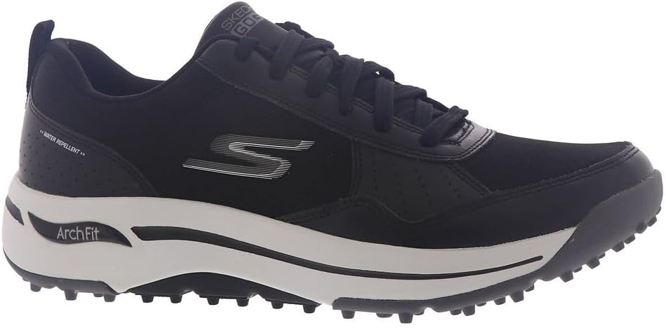 Skechers Herren Go Arch Fit-Line Up Golf Shoes 46 EU Schwarz, 46 EU Schwarz