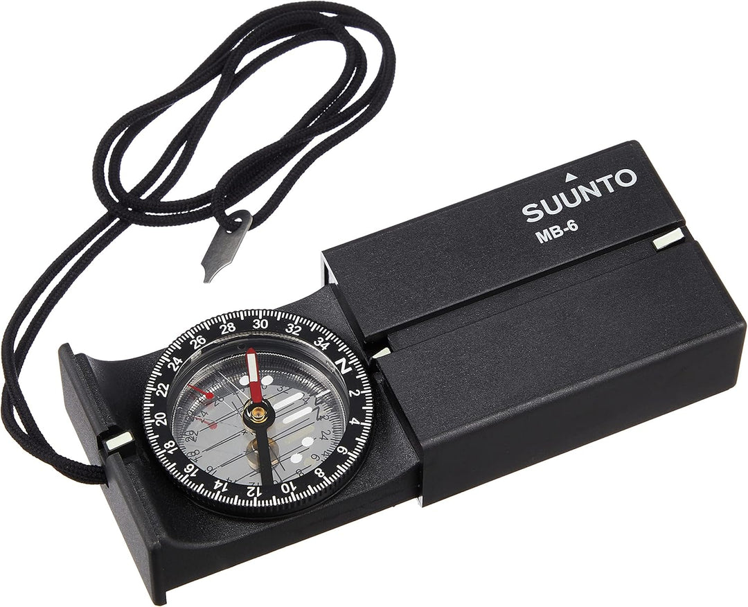 Suunto Kompass MB-6 Nördliche Ausrichtung Bundle mit Kompass Clipper L/B, Nördliche Ausrichtung Bund