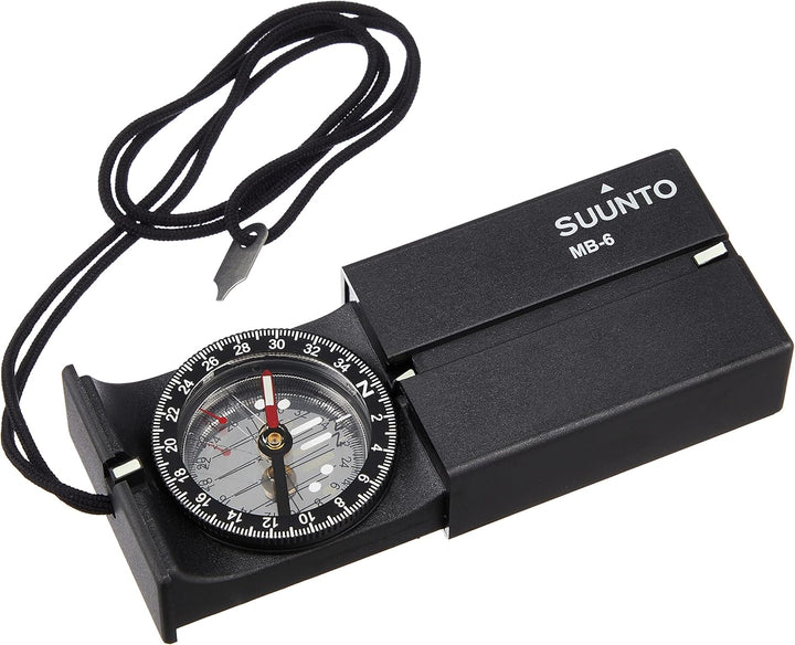 Suunto Kompass MB-6 Nördliche Ausrichtung Bundle mit Kompass Clipper L/B, Nördliche Ausrichtung Bund