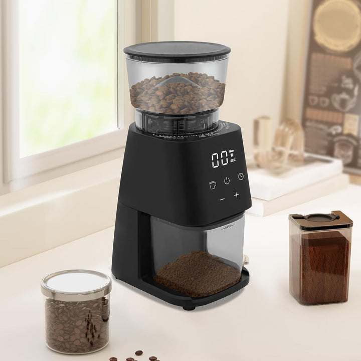 Kaffeemühle Mit 1,57 Zoll Kegelmahlwerk Elektrische Mühle Für Feines Und Grobes Kaffeepulver Mit Dig