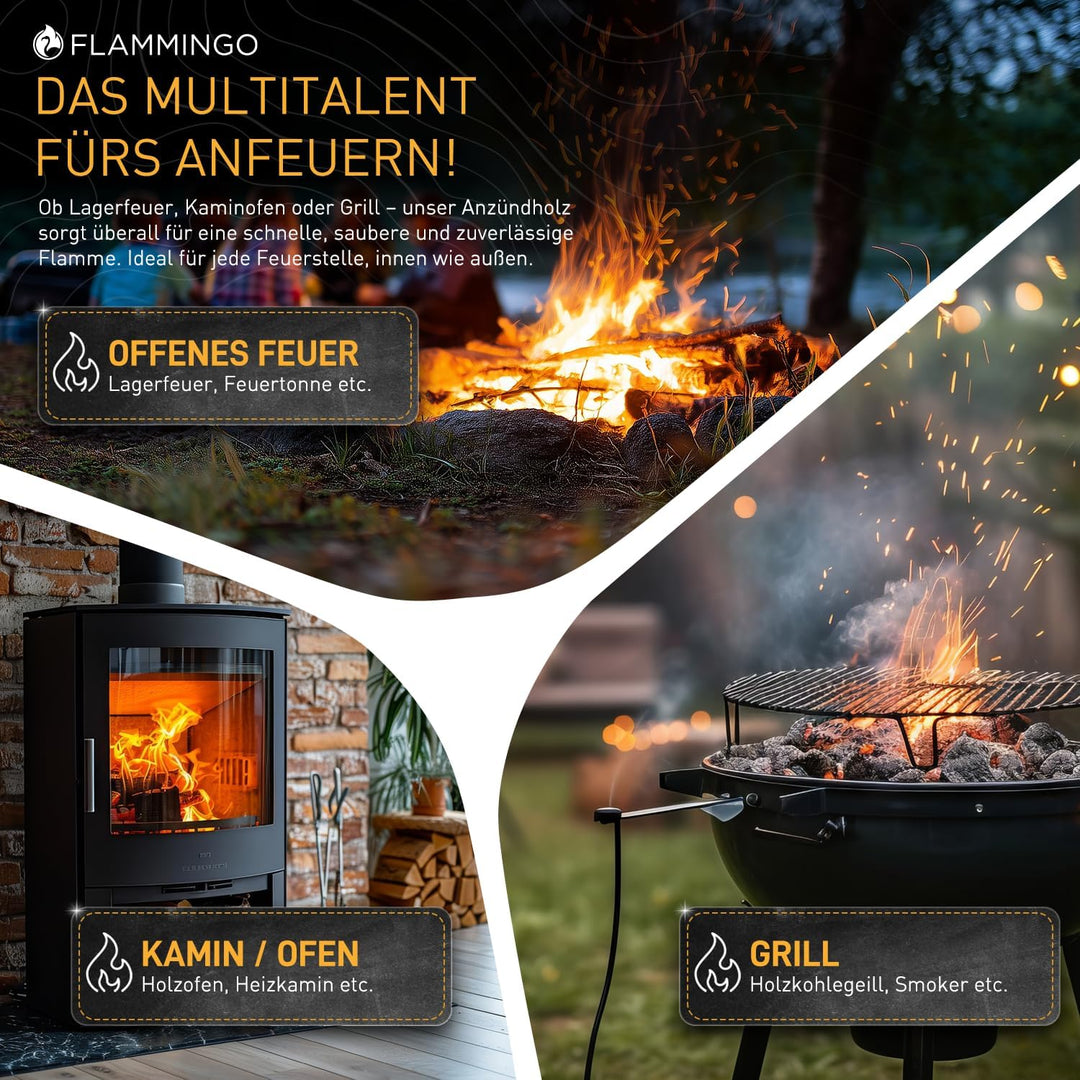 30kg Anzündholz Anfeuerholz Anmachholz Brennholz Kaminholz Ofenholz Smoker Grill BBQ Trocken Ofenfer