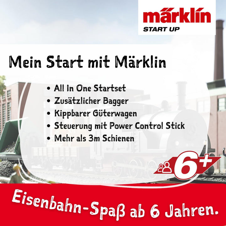Märklin 29133 Modellbahn Modelleisenbahn Start Up Startpackung Mein Start 230 Volt, Spur H0 Startset