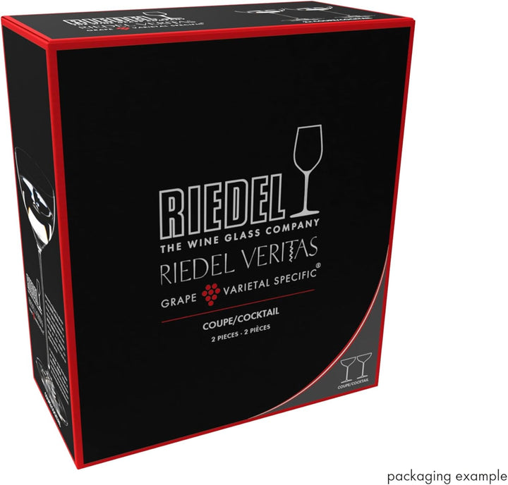 Riedel 6449/09 Veritas Martiniglas, Kristallglas, 8.5 Fluid_Ounces, farblos Moscato/Coupe/Martini, M