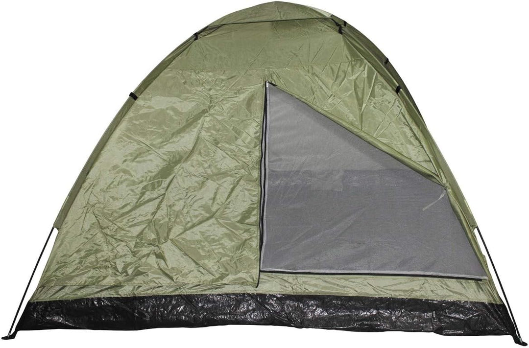 MFH3 Personen Zelt Monodom Campingzelt Bundeswehr BW 210x210x130cm Trekking OD Grün, OD Grün