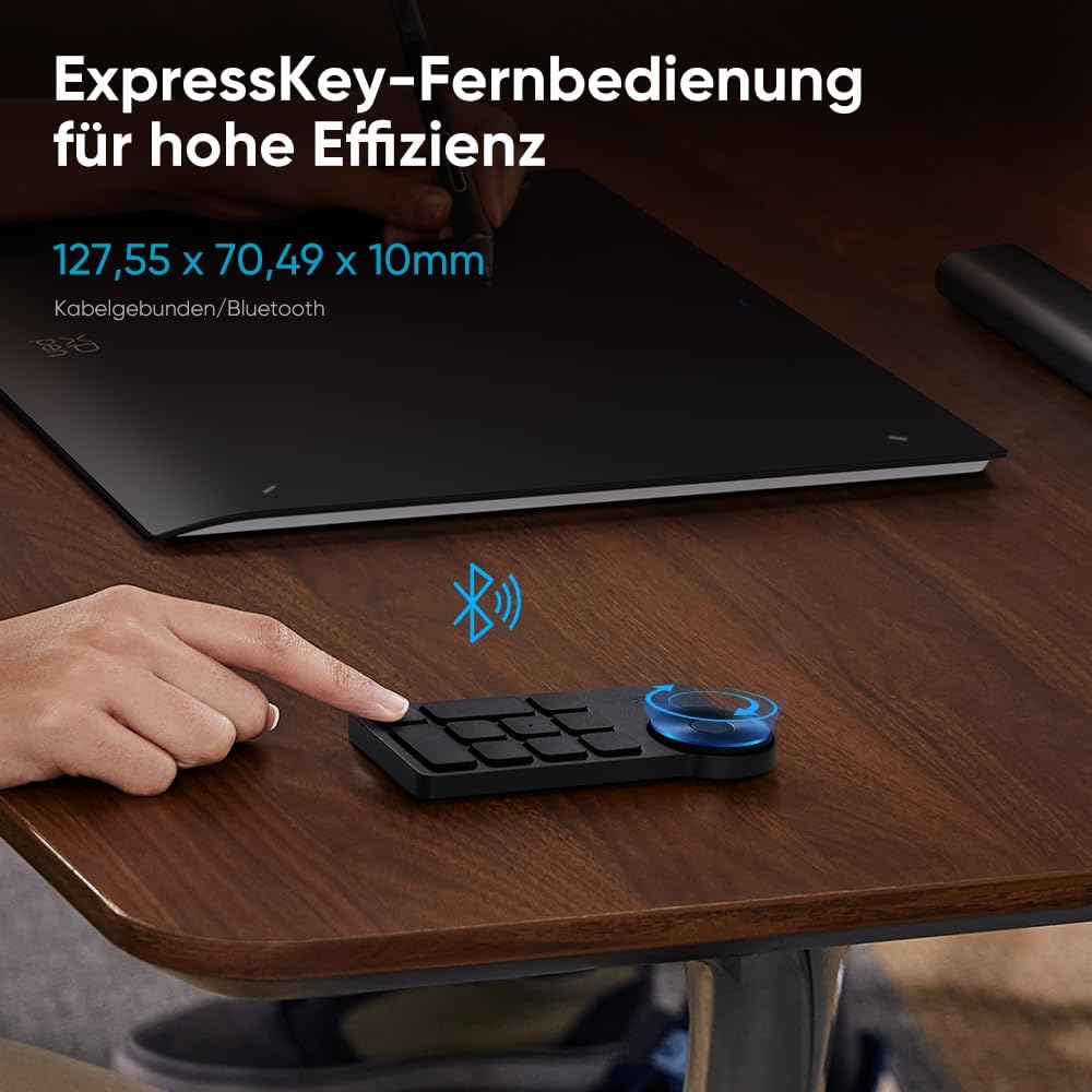 XPPen Deco Pro XLW Gen 2 Grafiktablett, Digitales Zeichentablett Bluetooth 5.0 ohne Display, 16K(163