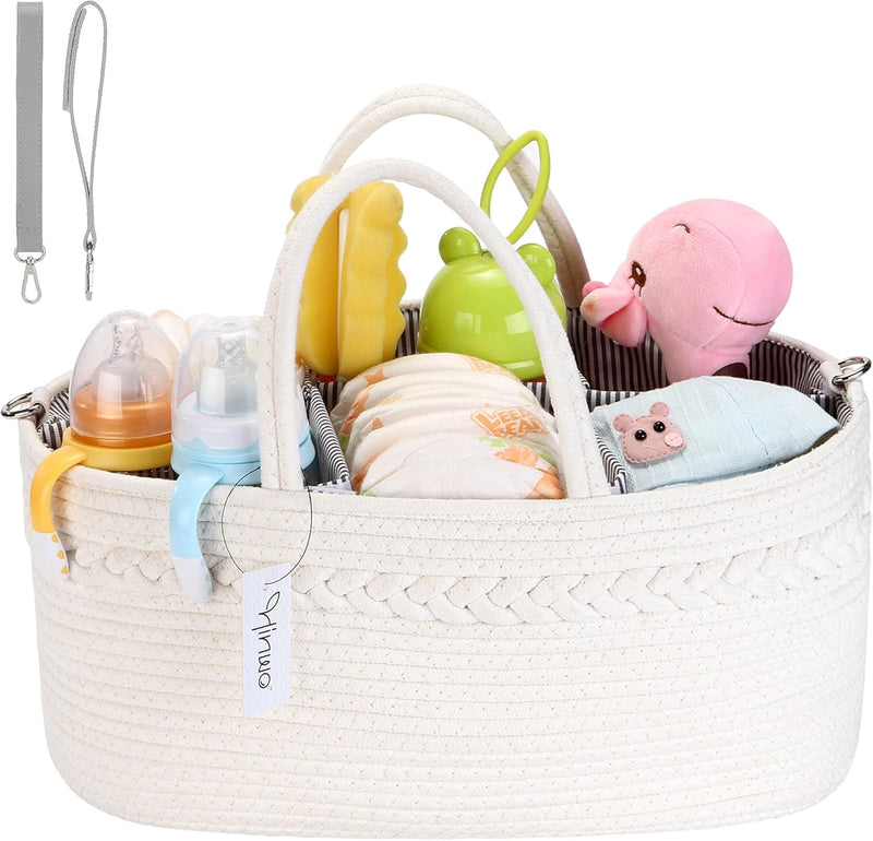 Hinwo Baby Windel Caddy 3-fach Säugling Kinderzimmer Einkaufstasche Tragbarer Auto Organizer Neugebo