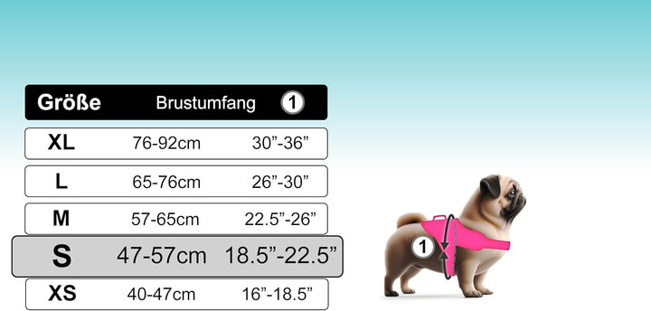 Hundegeschirr mit 3 Metallösen zur Befestigung Ihrer Brust oder Ihres Brustgurts, um Ihren Hals Nich