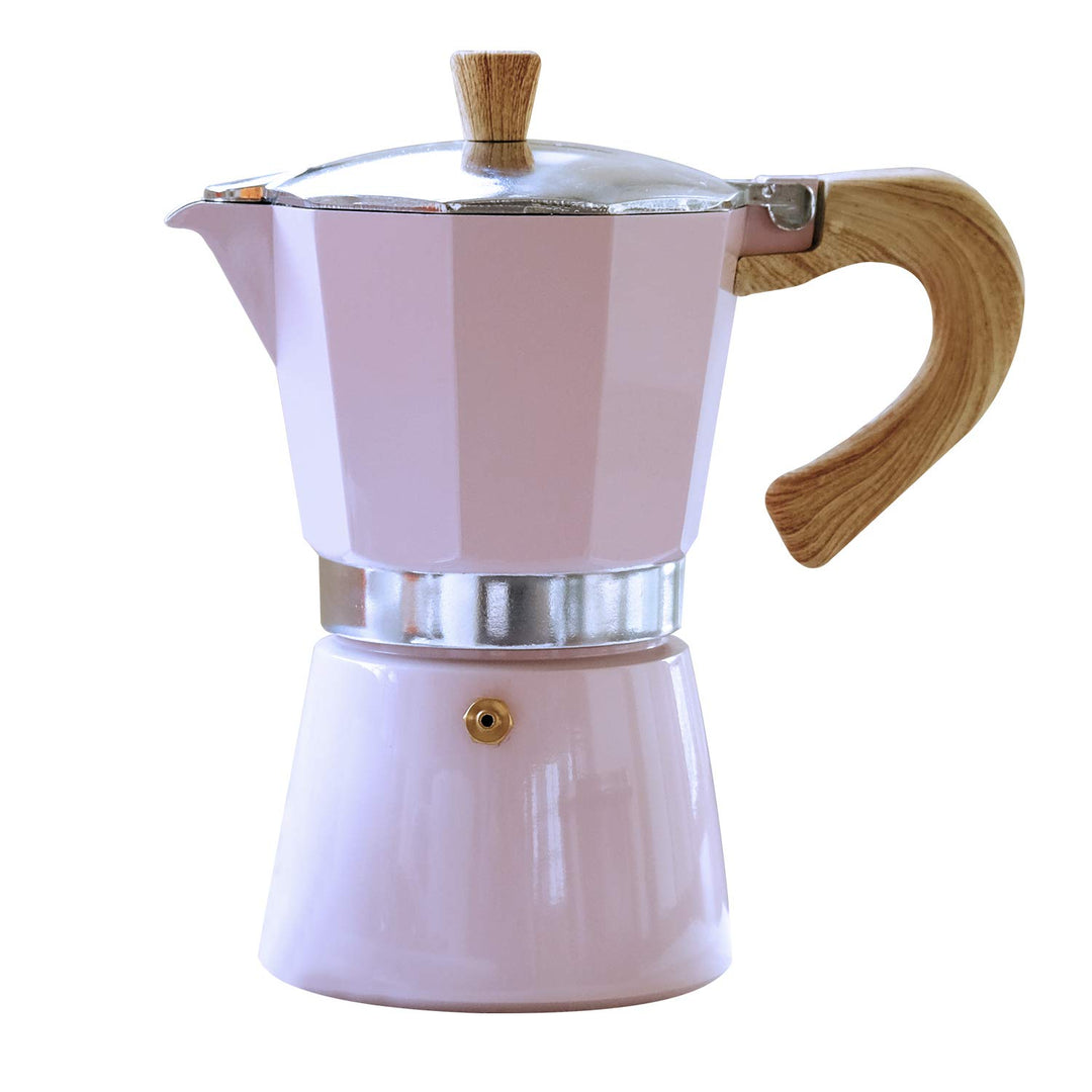 Gnali &amp; Zani VEZ006/IND/PINK Venezia - Esspressokocher, rosa, 6 Tassen Espressokocher, Aluminium 6 T