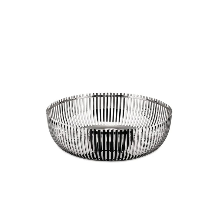Alessi PCH02/15 - Design Perforierter Küchenkorb, 18/10 Glänzender Edelstahl, 15 cm Ø 15 cm, H 5 cm,