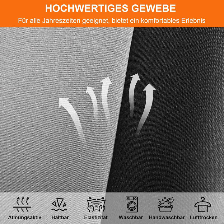 TOYOUN 2+1 Transporter Sitzbezug Set für Die Vordersitze Grau Sitzbezüge | Sitzbezug Van 3 Sitz Univ
