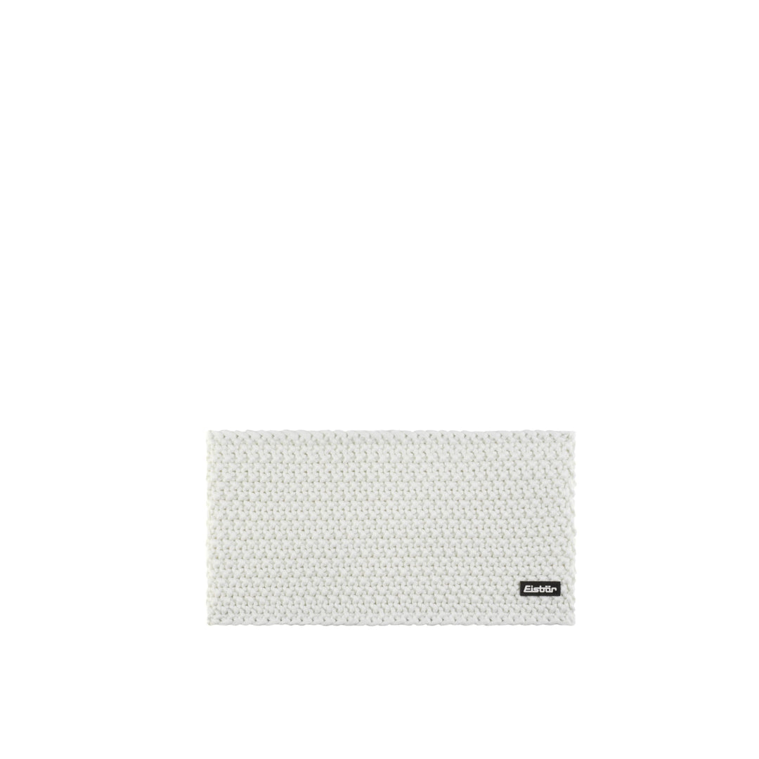 Eisbär Jame Winter Stirnband Strickband Skiband (One Size - weiss)