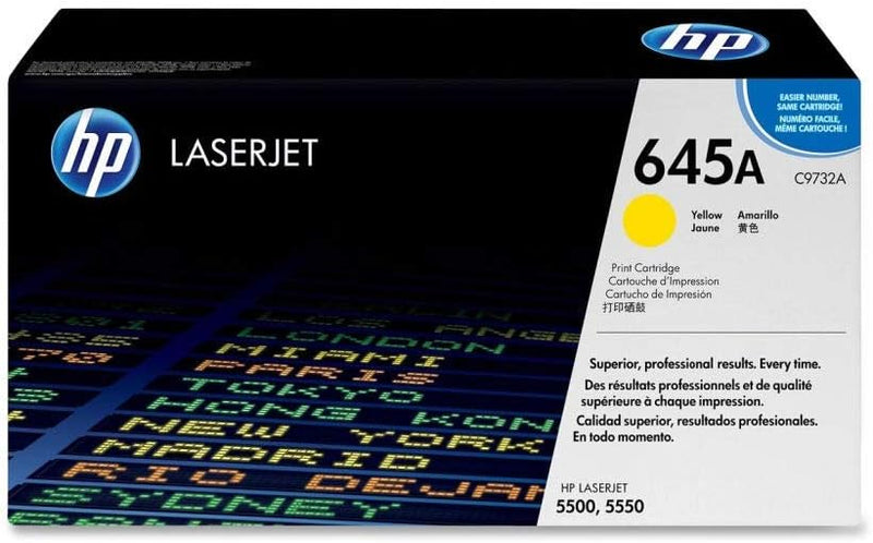 HP 645A C9732A Tonerkassette Gelb 12000 Seiten Original Toner