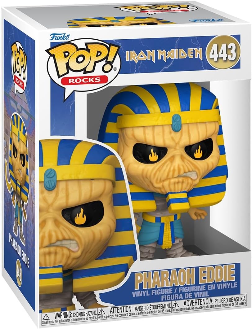 Funko Pop! Rocks: Iron Maiden - Pharaoh Eddie - Pharoah - Vinyl-Sammelfigur - Geschenkidee - Offizie