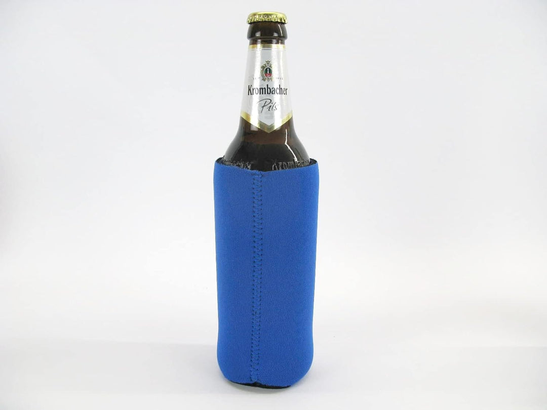 4x Bierkühler für 0,5L DIN Flaschen im buntem Mix. Getränkekühler- Flaschenkühler für alle genormten