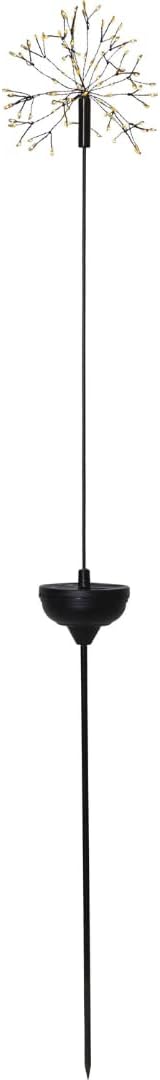 LED-Solar-"Firework", schwarz, Edelstahl