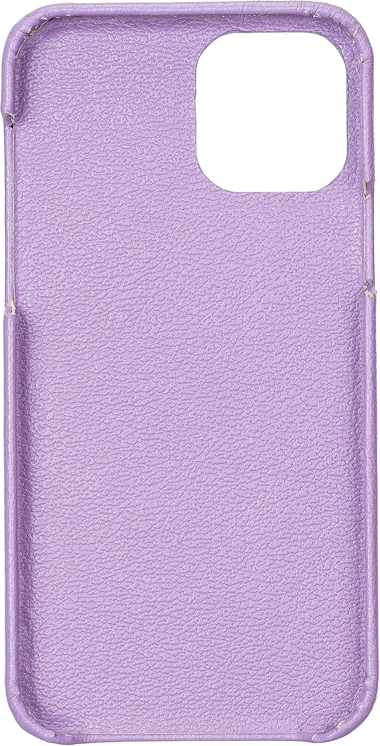 Solo Pelle Lederhülle kompatibel für iPhone 12/12 Pro in 6.1 Zoll abnehmbare Hülle (2in1) inkl. Kart