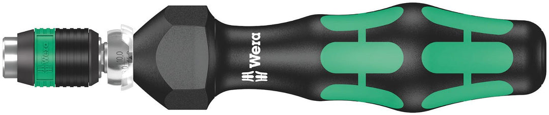 Wera 7431 Kraftform einstellbare Drehmomentschraubendreher mit Rapidaptor Schnellwechselfutter, 1/4