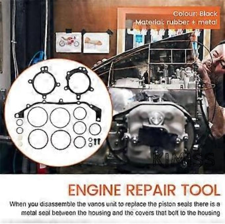 KIMISS Kunststoff 1 Satz * Reparatursatz für O-Ring-Dichtung, Doppel Vanos Reparatursatz für O-Ring