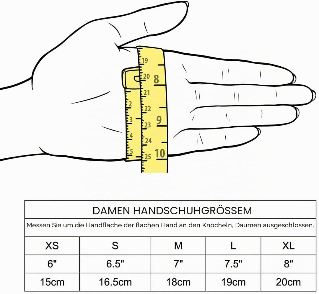 Downholme – Klassische Lederhandschuhe mit Innenfutter aus Kaschmir – für Damen XS Schwarz, XS Schwa