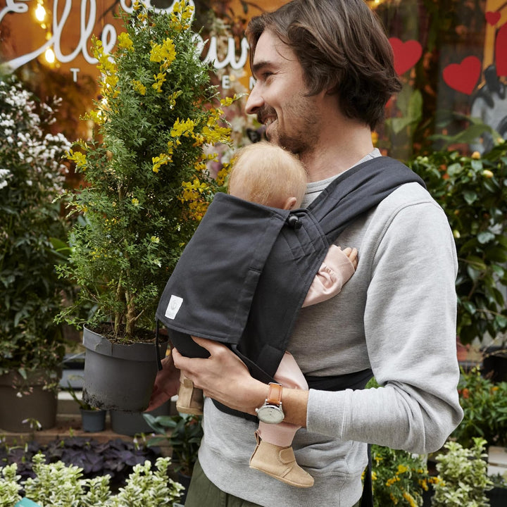 Stokke Limas Babytrage Floral Beige (OCS) - Half Buckle Babytrage für Neugeborenee - Drei Trageoptio