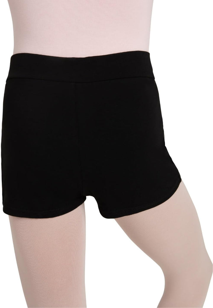 Capezio Big Girls' Boy Short,Black,M (8-10)