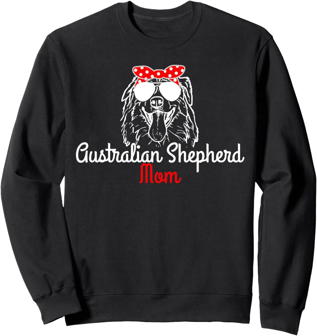 Australian Shepherd Mom Vintage Lustig Hund Sweatshirt