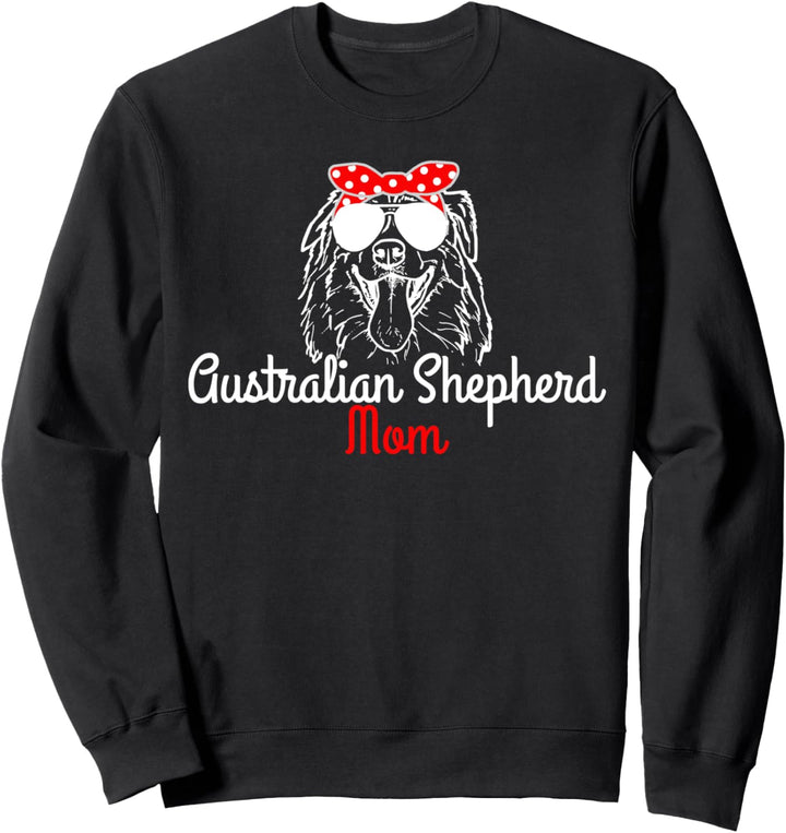 Australian Shepherd Mom Vintage Lustig Hund Sweatshirt