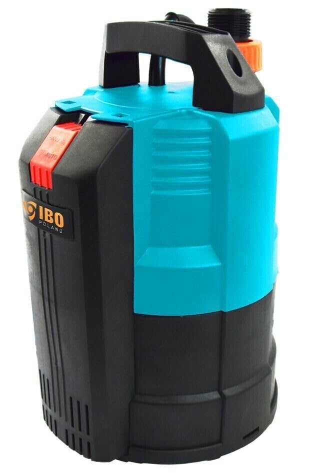 Tauchpumpe Wasserpumpe Regen 550 W 6000 l/h Schwimmbadpumpe DAMBAT IBO IPC 550
