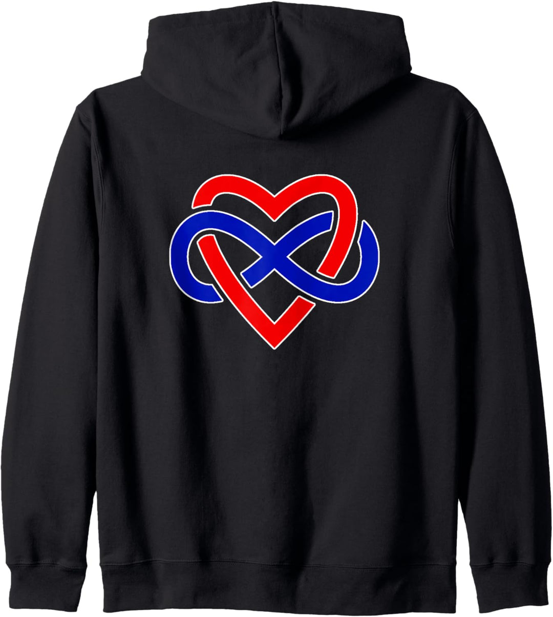 POLYAMORY INFINITY HEART Kapuzenjacke