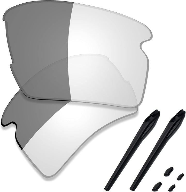 Saucer Premium Ersatzgläser & Gummikits für Oakley Flak 2.0 XL OO9188 Sonnenbrille High Defense - Ph