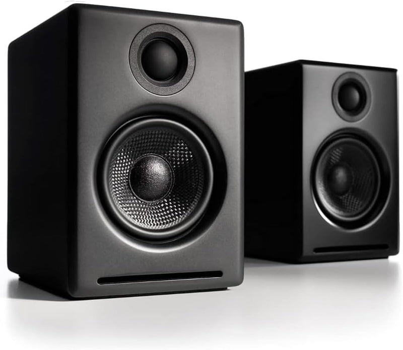 Audioengine A2+ 60W Aktiver Desktop-Lautsprecher | Integrierter DAC & Analogverstärker | Direkter US