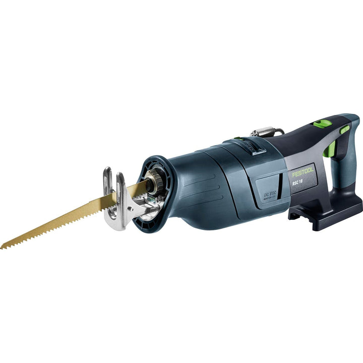 Festool Akku-Säbelsäge RSC 18 EB-Basic (mit Absaugvorrichtung, Säbelsägeblatt WOOD UNIVERSA), im Sys