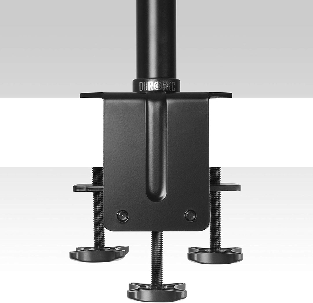 Duronic DM453POLE 80 cm Stange | Erweiterung für Monitorhalterung | Grosse Tischklemme mit DREI Klem