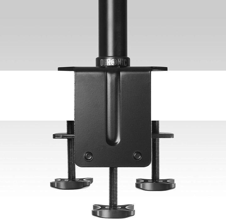 Duronic DM453POLE 80 cm Stange | Erweiterung für Monitorhalterung | Grosse Tischklemme mit DREI Klem