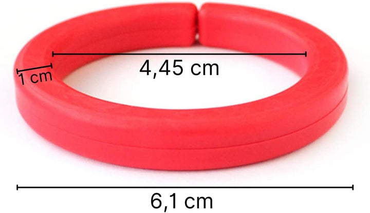 ARK Kauarmband Junior glatt für Kinder inkl. Logostar® Praxisleitfaden - Innnen Durchmesser ca. 4,45