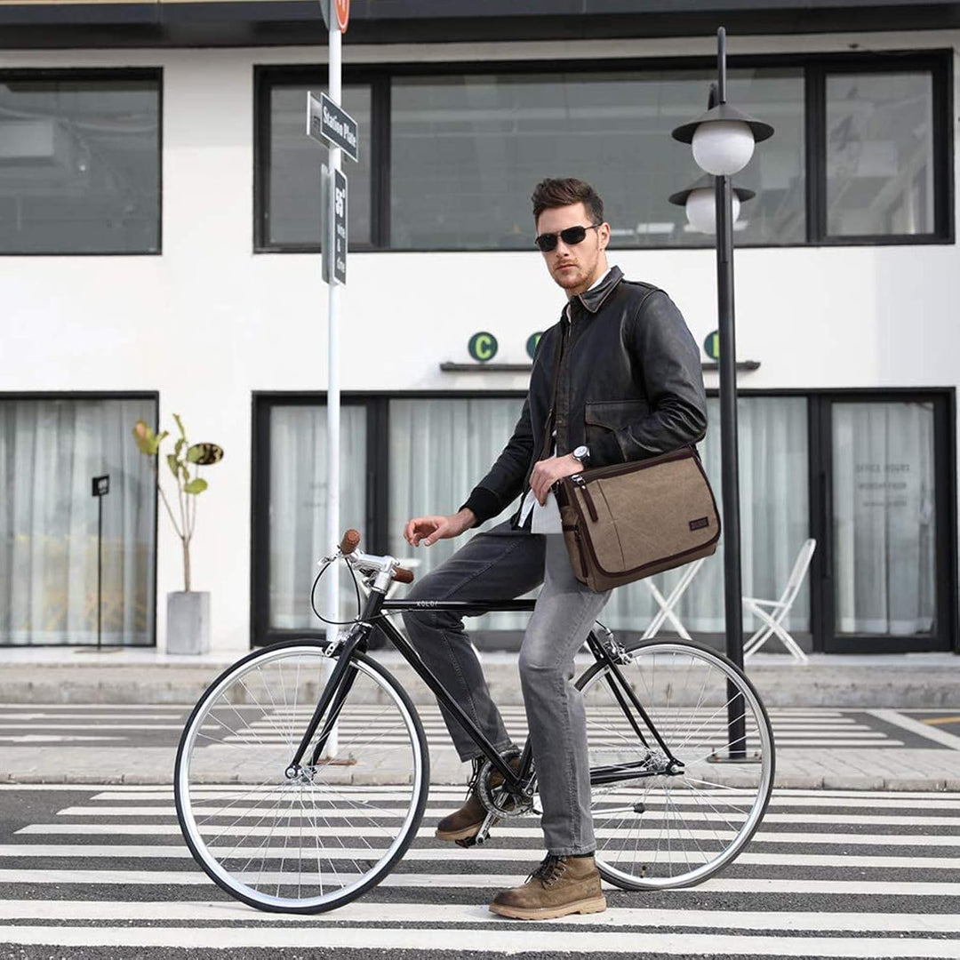 FANDARE Einfache Umhängetasche für Männer, Handel, Reisen, Postman, Schulter, Crossbody Tasche, gros