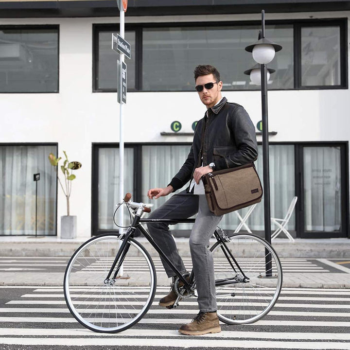FANDARE Einfache Umhängetasche für Männer, Handel, Reisen, Postman, Schulter, Crossbody Tasche, gros