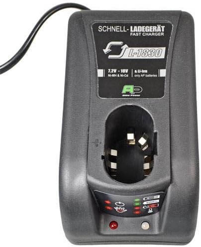 L1830 Universal Ladegerät kompatibel zu Makita, Hitachi, Bosch, AEG NiMH Werkzeug-Akkus (7,2-18V)