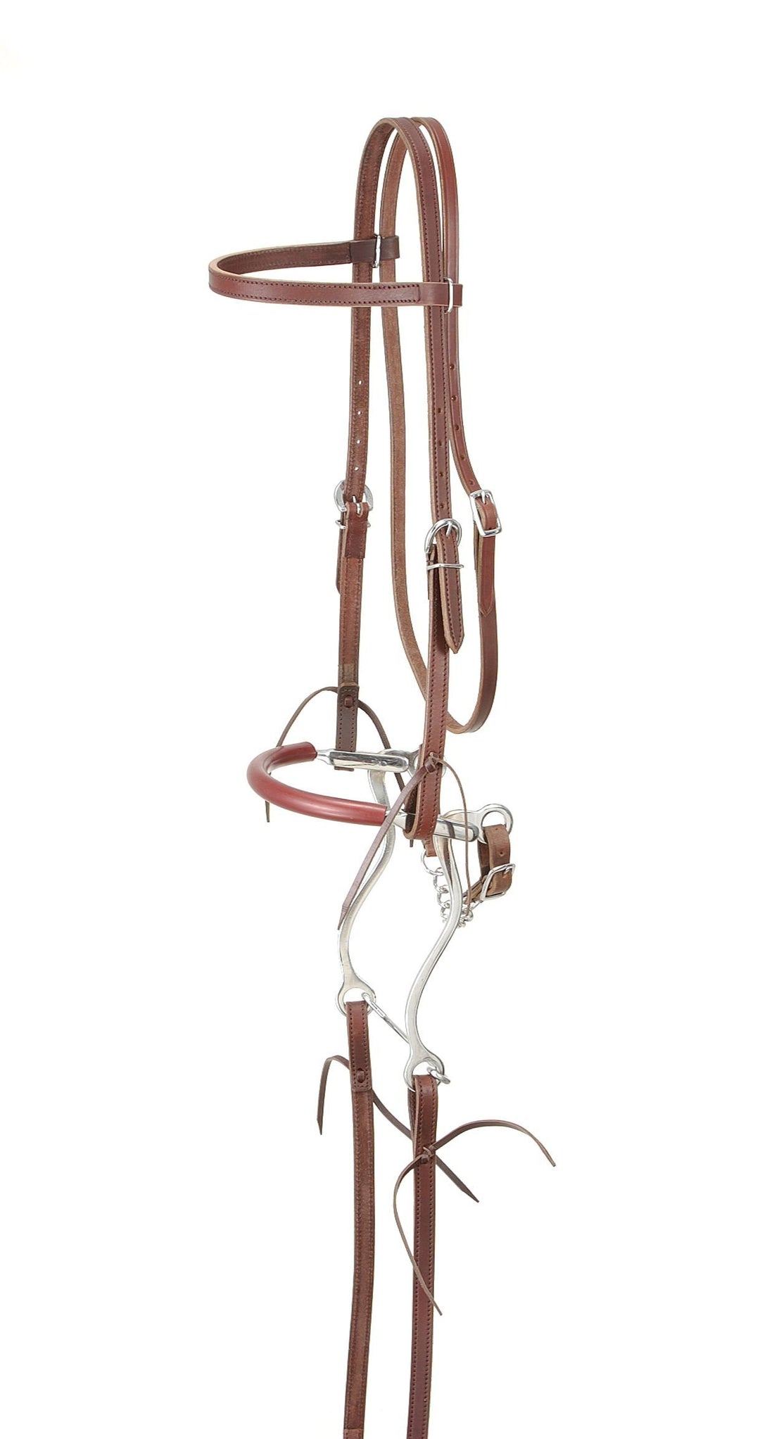 Tough 1 King Series Stirnriemen mit Hackamore Mittelbraun