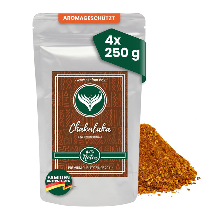 Azafran Chakalaka Gewürz/Gewürzzubereitung für einen afrikanischen Dip/Sauce 1000g 1 kg (1er Pack),