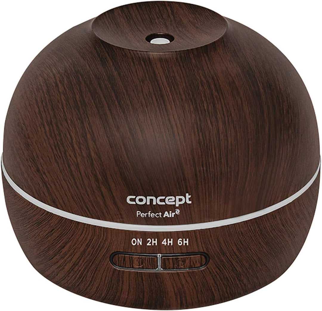 Concept Perfect Air Wood ZV1006 2 in 1 Luftbefeuchter mit Duftdiffusor 40 ml/h für Räume bis 20 m2 2
