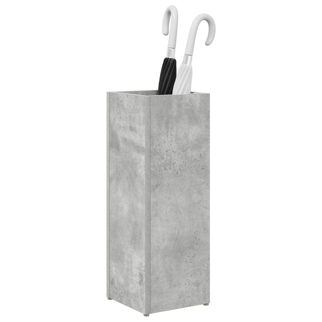 vidaXL Sonnenschirmhalter Beton Grau 20 x 20 x 55,5 cm Holzwerkstoff, Moderner Schirmständer aus Hol