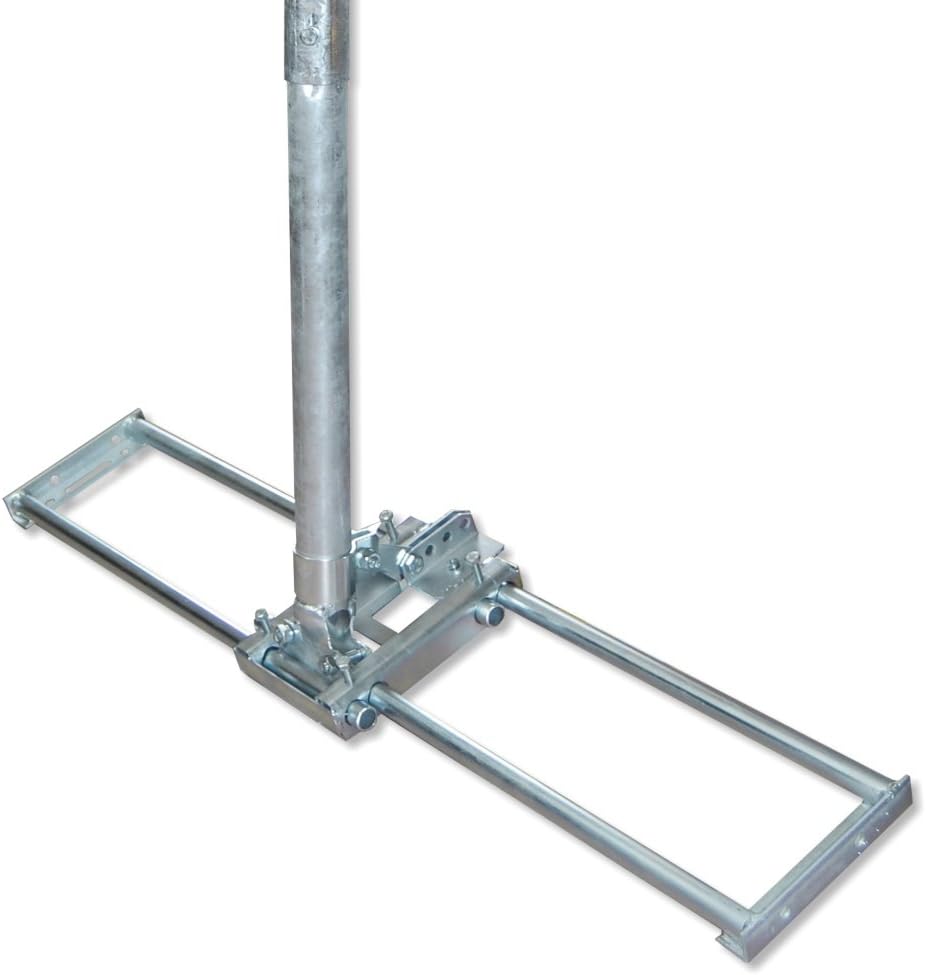 Dachsparrenhalter ZHQ 18/110 | Steckmast 110cm | Mastdurchmesser 48mm | Für Sat Spiegel bis 100cm |