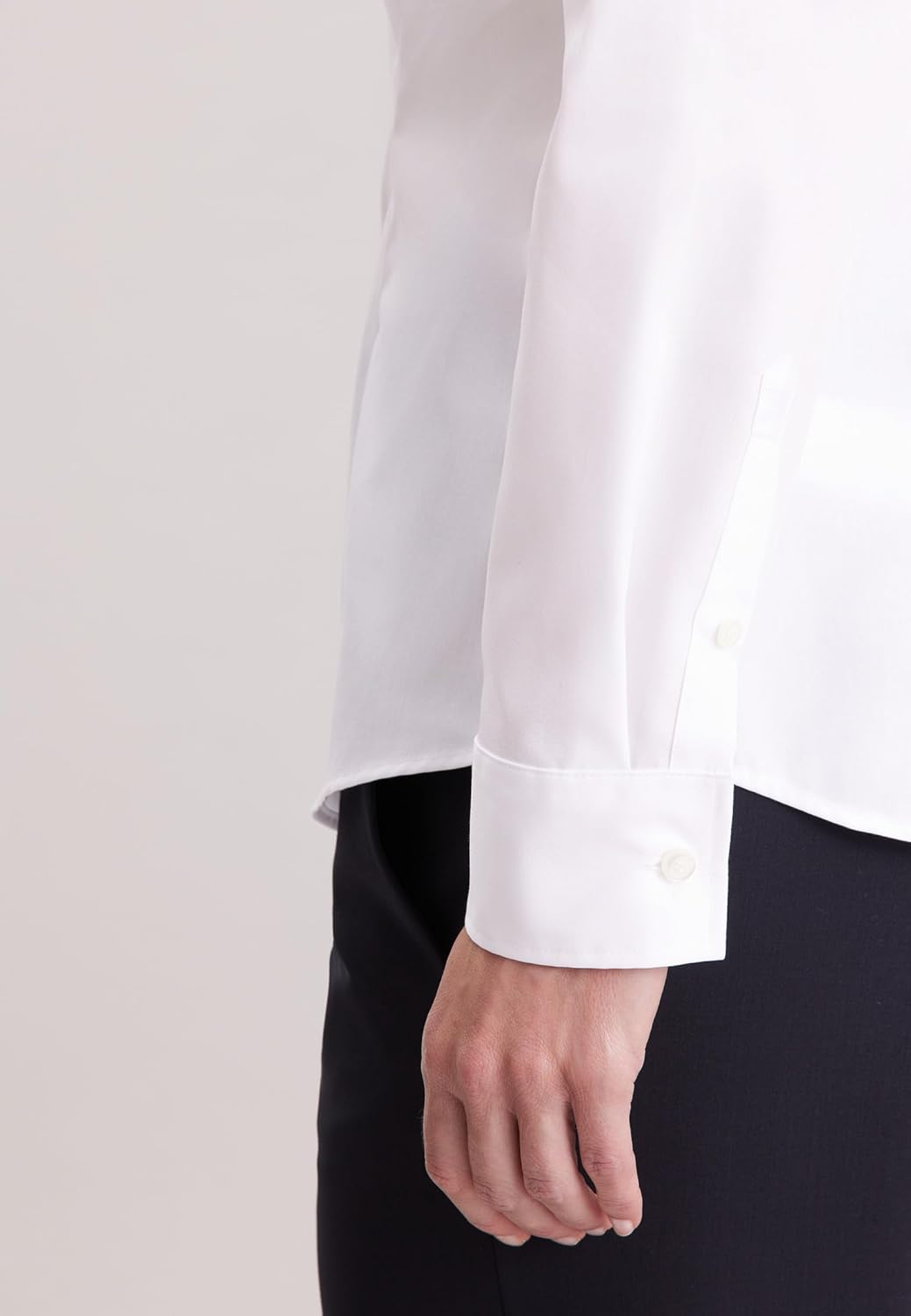 Seidensticker Damen Bluse - City Bluse - Hemdbluse - Slim Fit - Kurzarm - Uni - Stretch 32 Weiss, 32