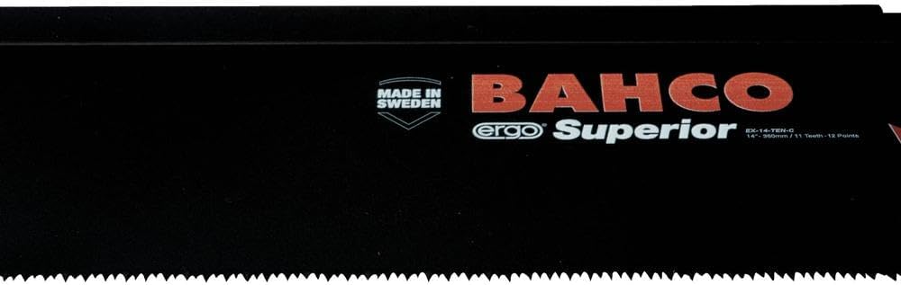 Bahco Handsägeblatt 350 mm für verschiedene Materialien, Packung a 10 Stück 350 mm Zapfen, 350 mm Za