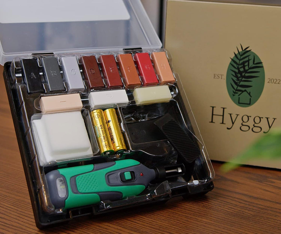 Reparaturset für Fliesen &amp; Holz - Einfache Reparatur von Fliesen, Laminat, Parkett und Vinylböden -