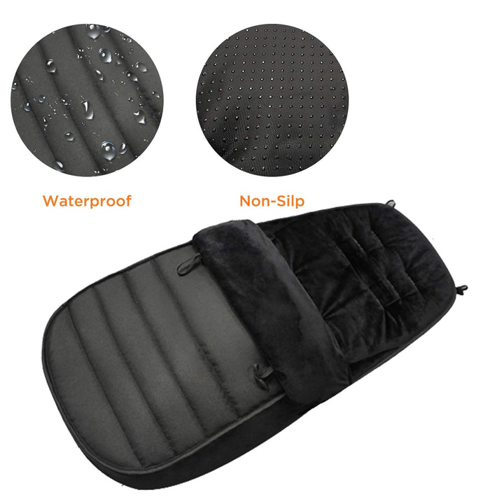 WD&CD Baby fusssack Einschlagdecke Babyschale WinterFusssack für Kinderwagen mit Fleece Gefüttert, W