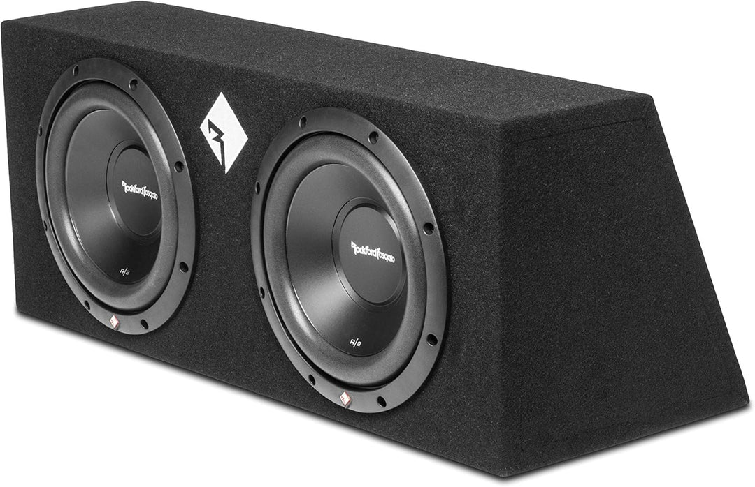 Rockford Fosgate Prime R2-2X10-25 cm Passiv Subwoofer mit 1000 Watt (RMS: 500 Watt)