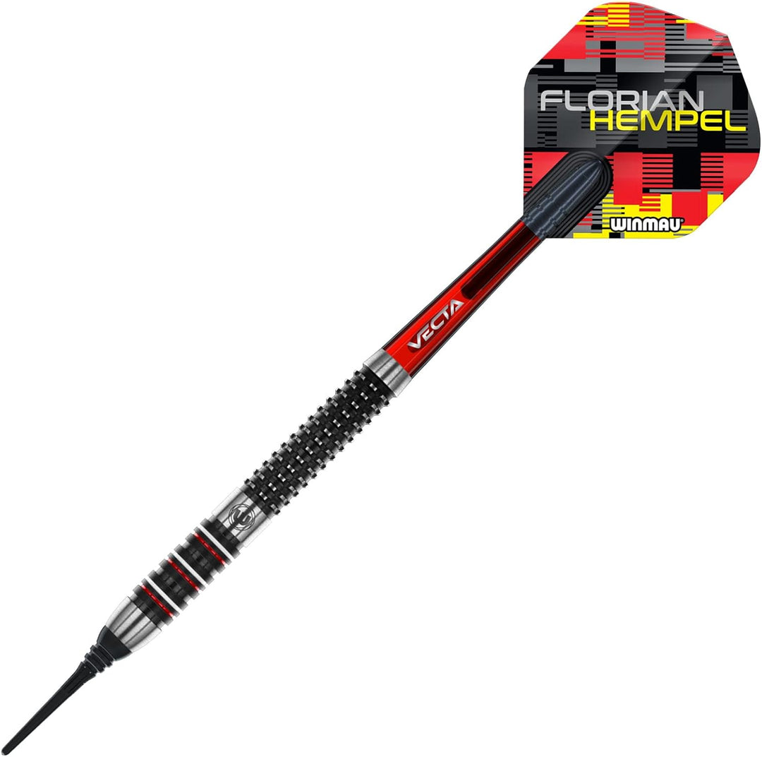 WINMAU Soft. FloHempel 21g. NT90% Schwarz 21gr, 21gr